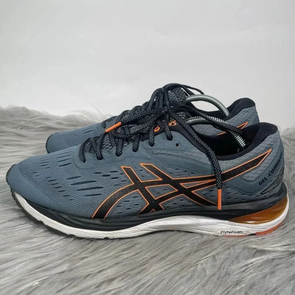 Asics Gel-Cumulus 20 Mens Size 12 Shoes Blue Orange Running Sneakers - Picture 2 of 11
